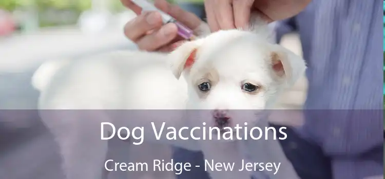 Dog Vaccinations Cream Ridge - New Jersey